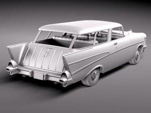 Chevrolet Nomad 1957 3D Model