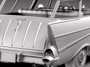 Chevrolet Nomad 1957 Modèle 3D