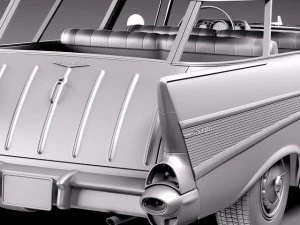 Chevrolet Nomad 1957 3D Model