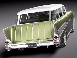 Chevrolet Nomad 1957 Modèle 3D