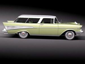 Chevrolet Nomad 1957 Modèle 3D