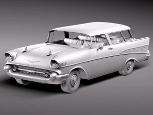 Chevrolet Nomad 1957 3D Model