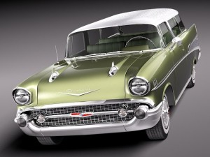 Chevrolet Nomad 1957 Modèle 3D