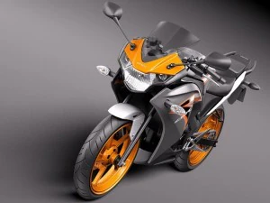 Honda CBR 125R 2011 3D Model