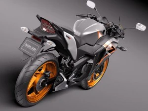 Honda CBR 125R 2011 3D Model