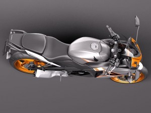 Honda CBR 125R 2011 3D Модель