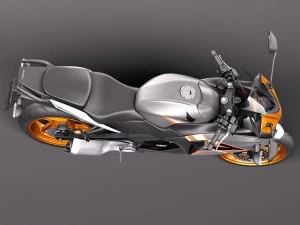 Honda CBR 125R 2011 3D Model