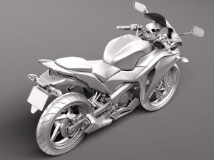 Honda CBR 125R 2011 3D Модель