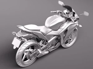 Honda CBR 125R 2011 3D Model