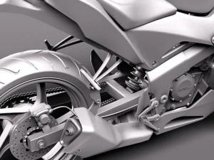 Honda CBR 125R 2011 3D Model