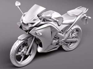 Honda CBR 125R 2011 3D Model