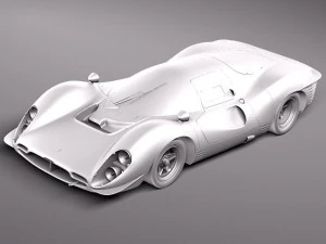 Ferrari P330 P3 1966 3D Model