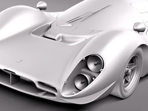 Ferrari P330 P3 1966 3D Model