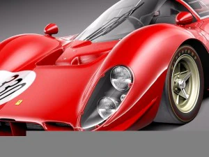 Ferrari P330 P3 1966 3D Model