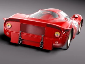 Ferrari P330 P3 1966 3D Model