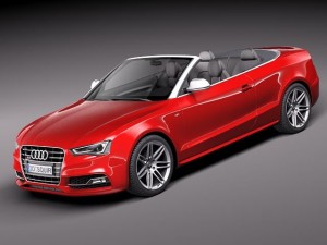 Audi S5 Convertible 2012 3D Model