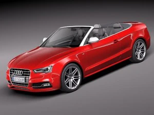 Audi S5 Cabriolet 2012 3D Model