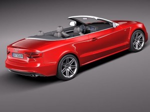 Audi S5 Convertible 2012 3D Модель