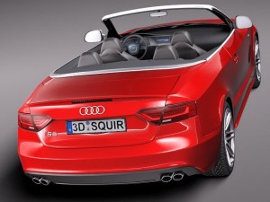 Audi S5 Convertible 2012 3D Модель