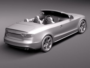 Audi S5 Convertible 2012 3D Модель