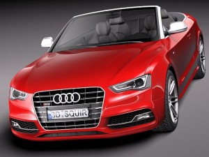 Audi S5 Convertible 2012 3D Модель