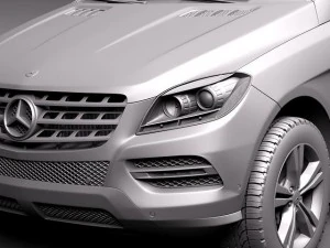 Mercedes-Benz M-class 2012 3D Model