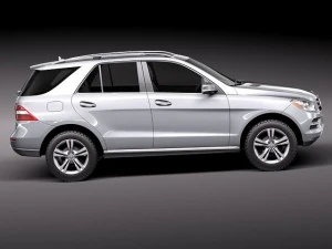 Mercedes-Benz M-class 2012 3D Model