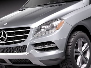 Mercedes-Benz M-class 2012 3D Model