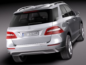 Mercedes-Benz M-class 2012 3D Model