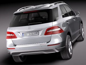 Mercedes-Benz M-class 2012 3D Model