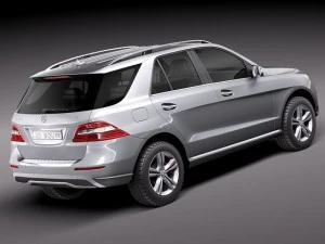 Mercedes-Benz M-class 2012 3D Model
