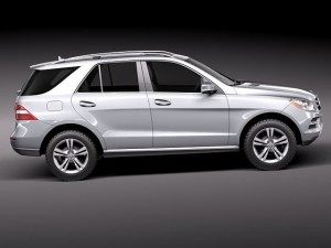 Mercedes-Benz M-class 2012 3D Model