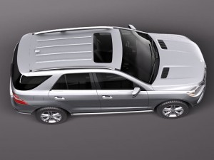 Mercedes-Benz M-class 2012 3D Model