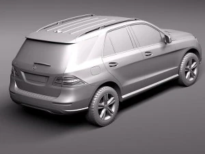 Mercedes-Benz M-class 2012 3D Model
