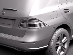 Mercedes-Benz M-class 2012 3D Model