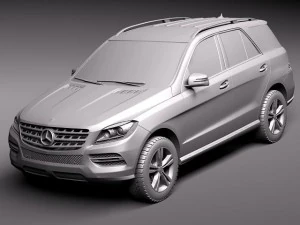Mercedes-Benz M-class 2012 3D Model