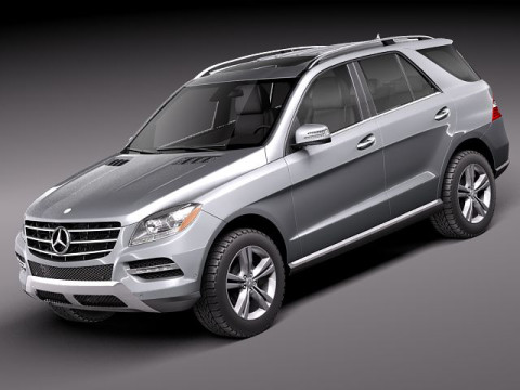 Mercedes-Benz M-class 2012 3D Model