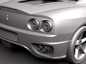 Ferrari 360 Spider Convertible 3D Модель