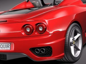 Ferrari 360 Spider Convertible 3D Model