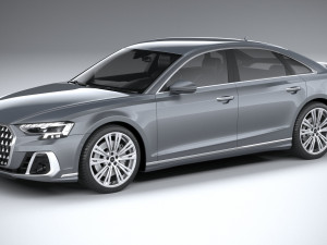 Audi A8 2022 3D Model