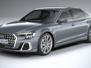 Audi A8 2022 3D Model