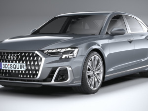 Audi A8 2022 3D Model