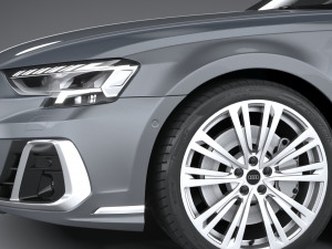 Audi A8 2022 3D Model