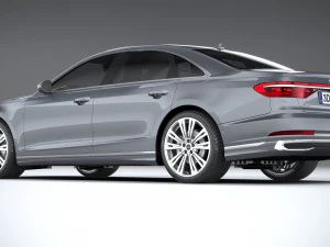 아우디 A8 2022 3D 모델