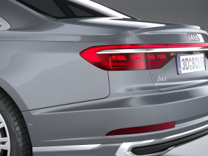 Audi A8 2022 3D Model