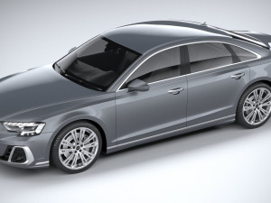 Audi A8 2022 3D Model