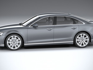 Audi A8 2022 3D Model