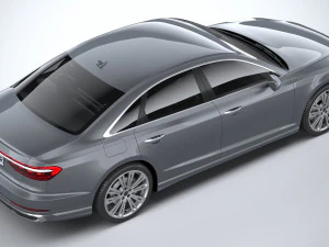아우디 A8 2022 3D 모델
