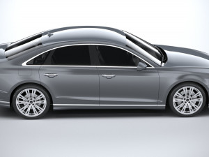 Audi A8 2022 3D Model