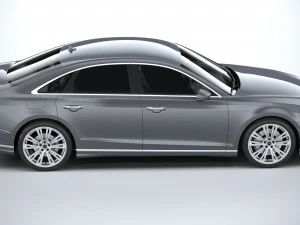 아우디 A8 2022 3D 모델